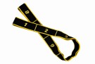 Motstandsbånd sort med gule detaljer. (lett) thumbnail