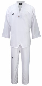 Tusah EasyFit Lite Taekowndo Dobok - Hvit Krave